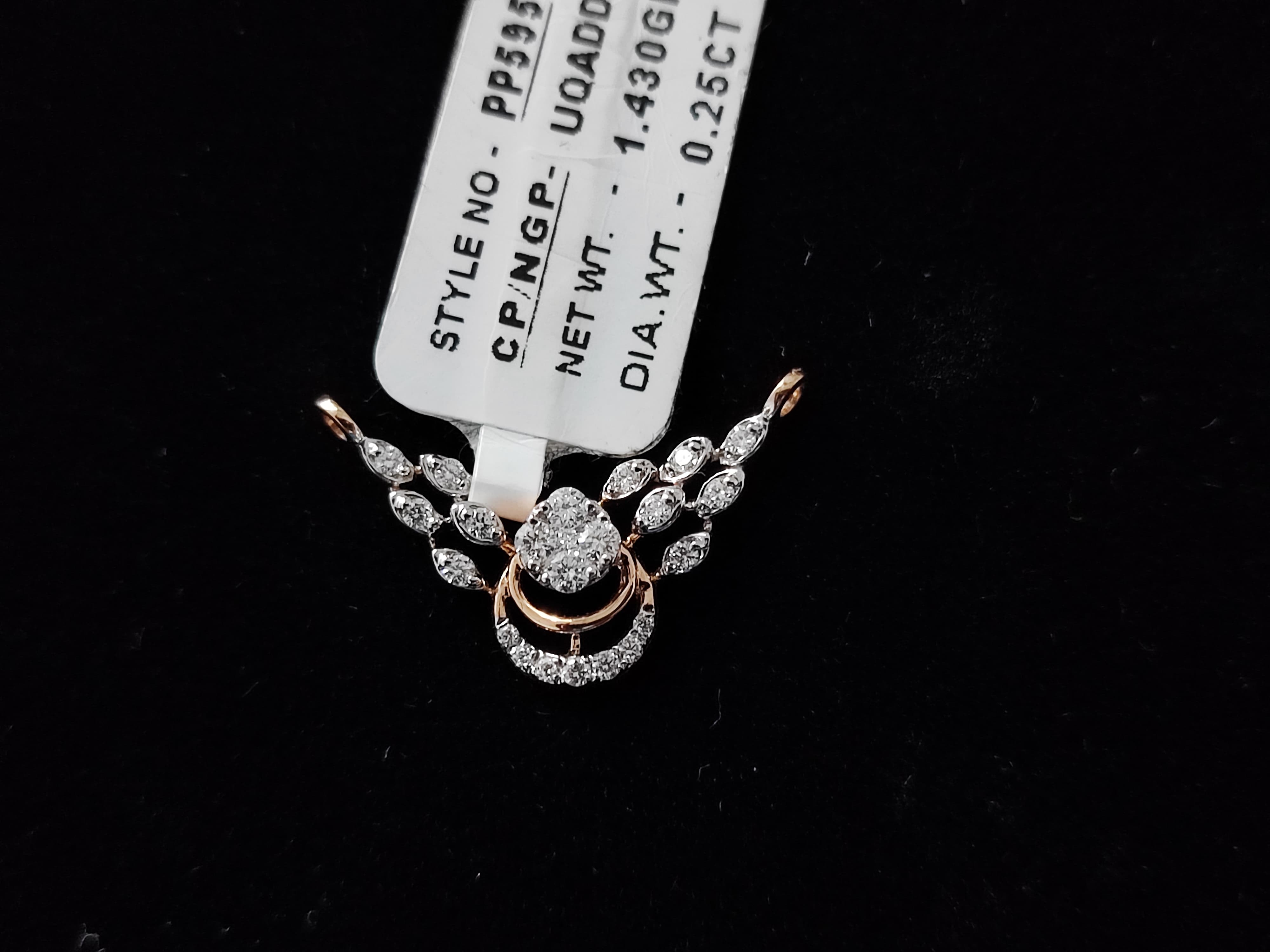 Ethereal Elegance Diamond MangalsutraEthereal Elegance Diamond Mangalsutra